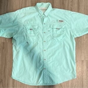 Columbia Men's Light Blue Casual Shirt